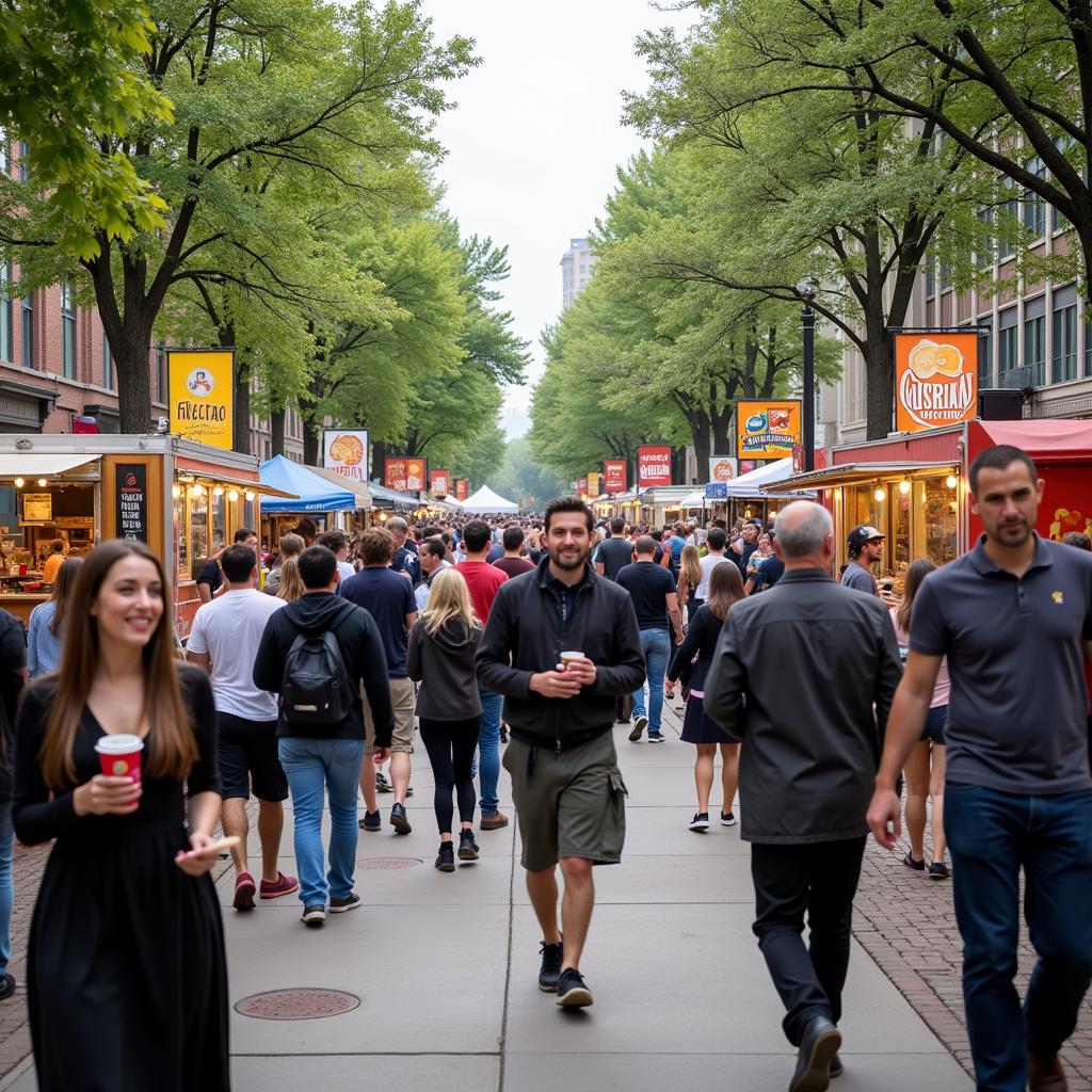 Kansas City Food Festival Crowd