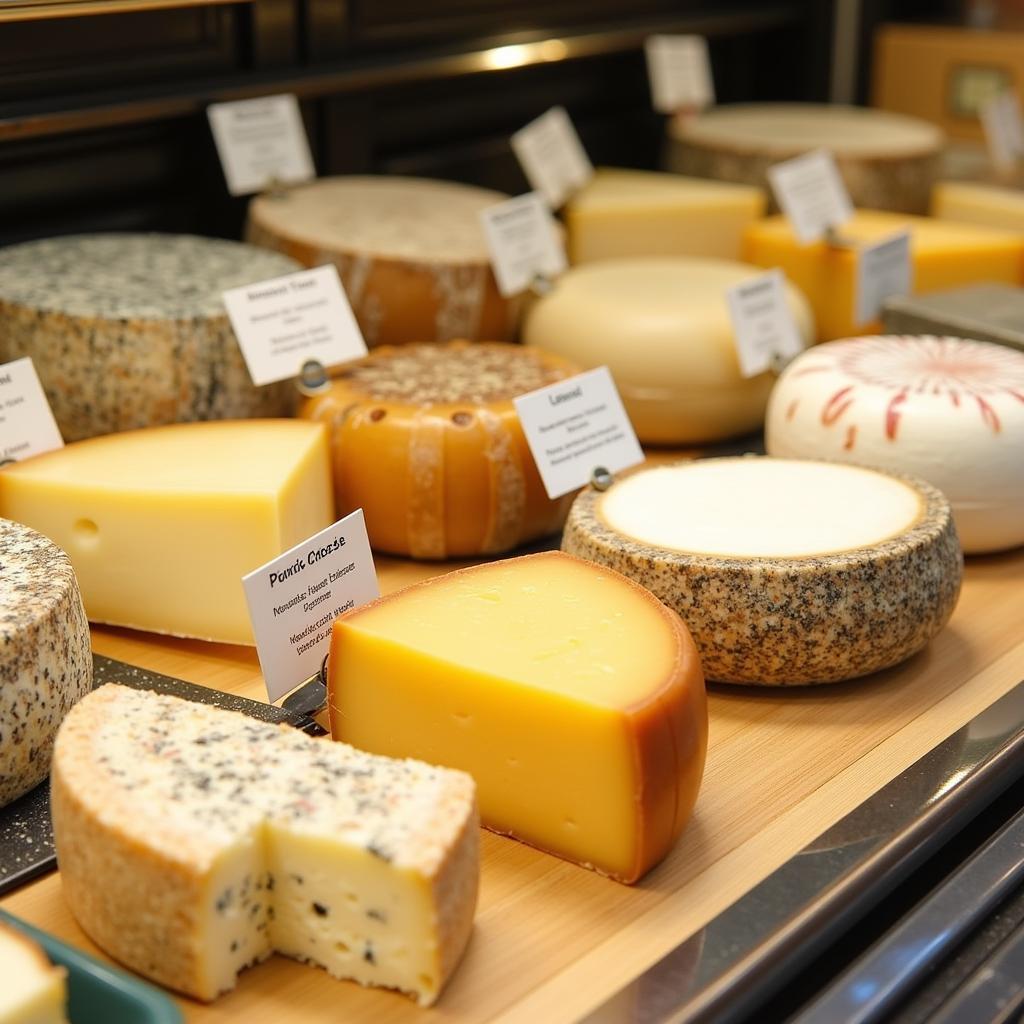 Artisanal Cheese Selection at Katie's Food Pantry