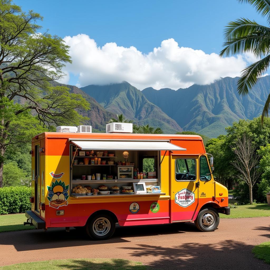 Authentic Hawaiian Cuisine from a Kauai South Shore Food Truck