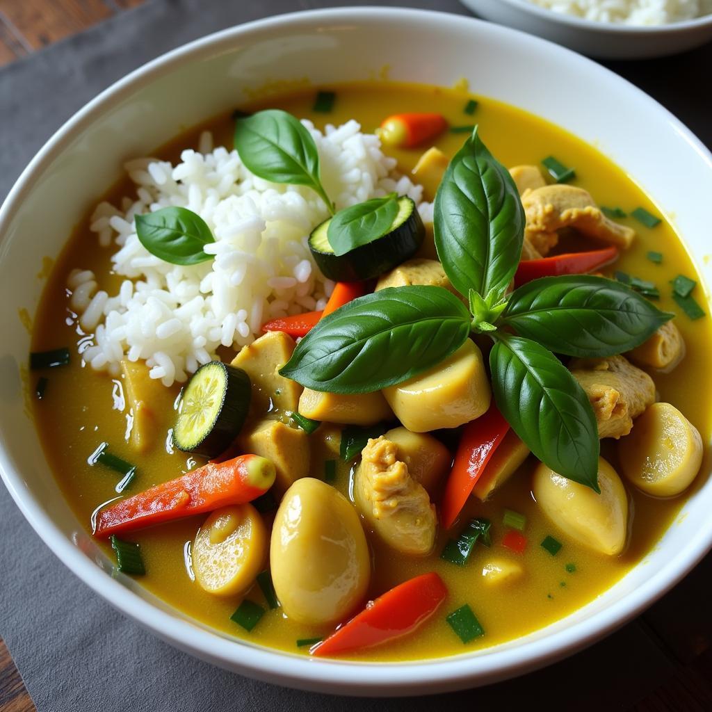 Aromatic Green Curry from Kham Fu Dee