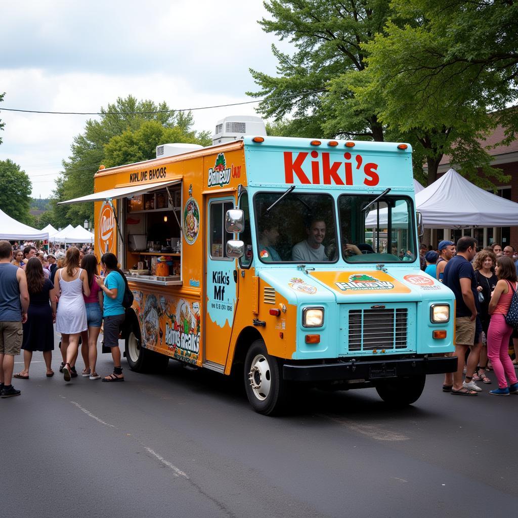 Kiki's Cuban Food Truck at a Local Event