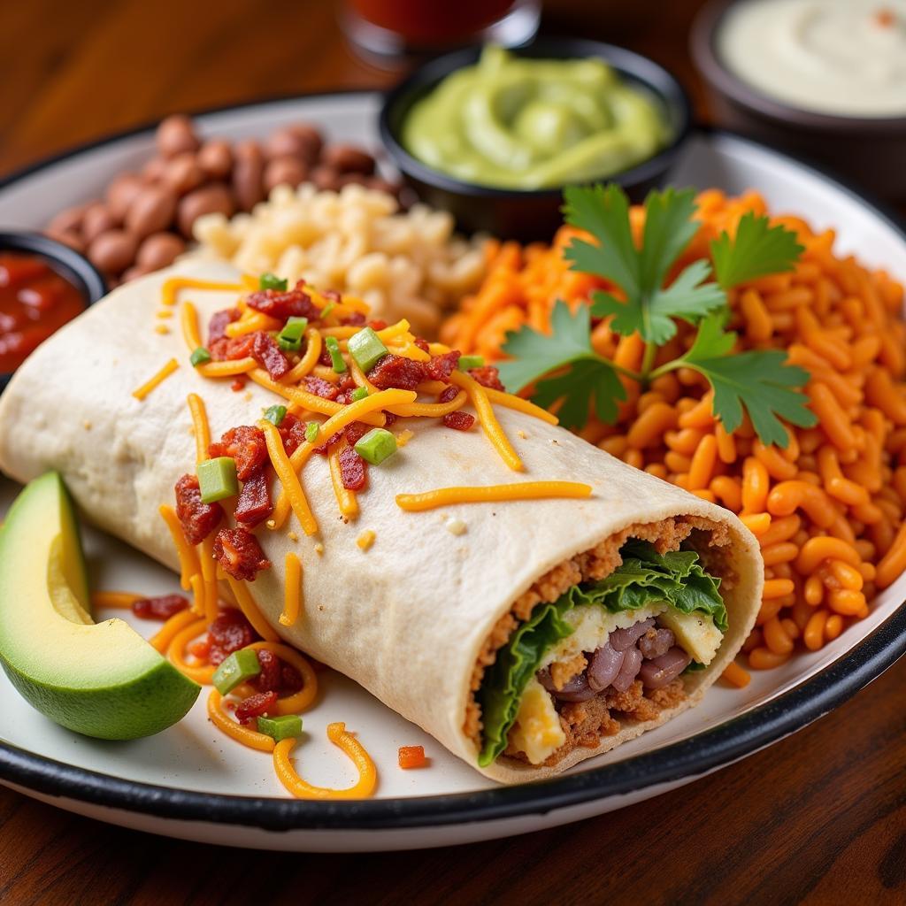 A King Burrito Platter