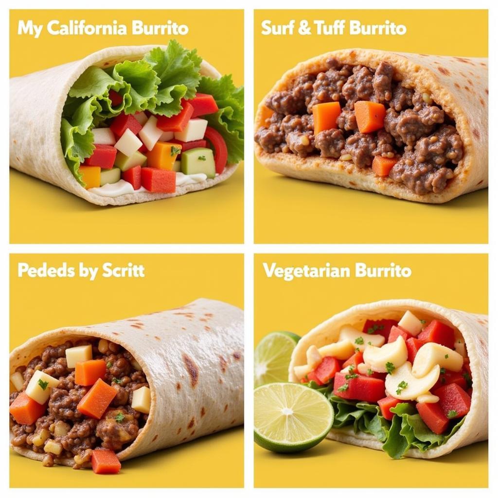 Different Types of King Burritos