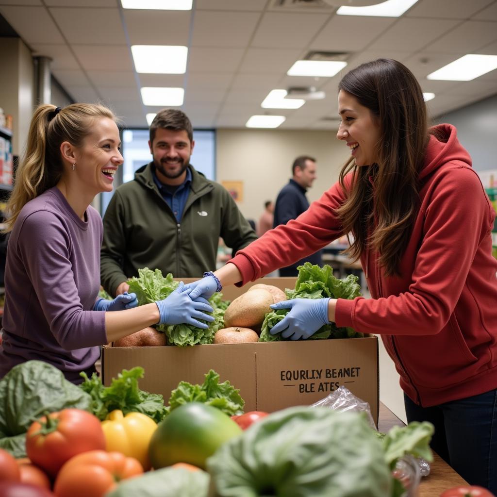 Kingsport Food Bank Volunteers Helping Families