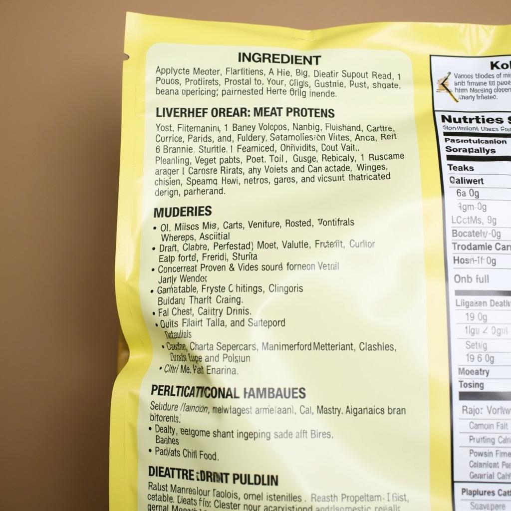 Koha Dog Food Ingredients List