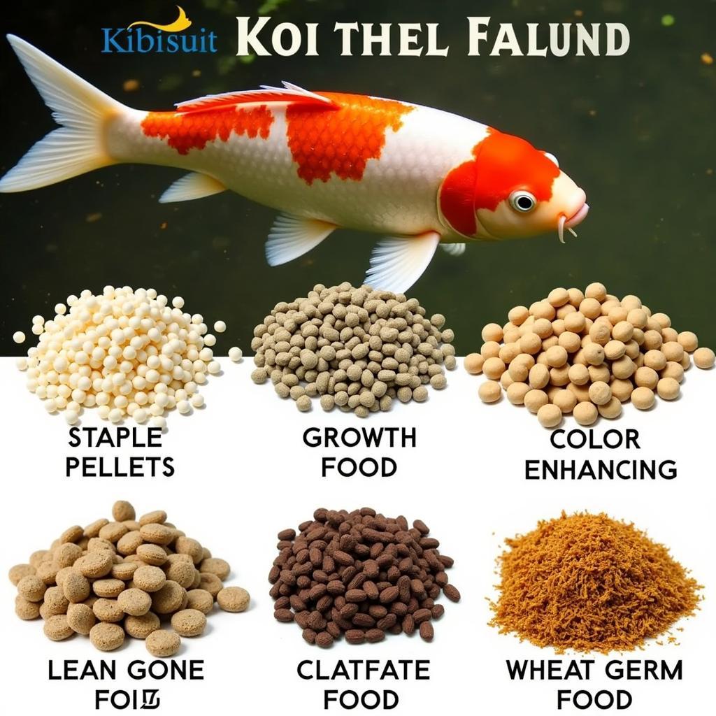 Different Types of Koi Food