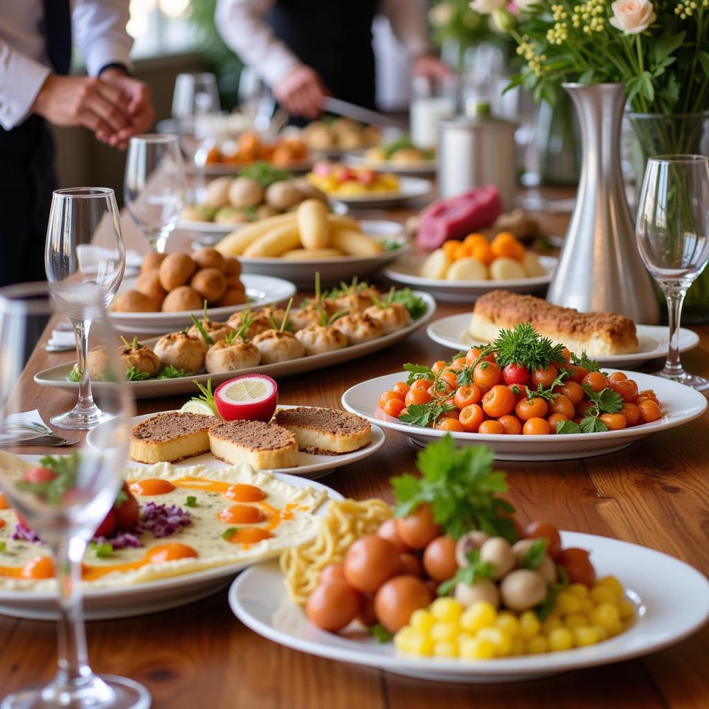 Kosher Catering at a Bermuda Wedding Reception