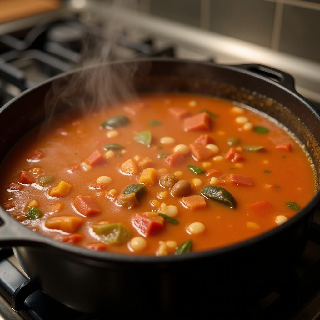 Kraft Foods Taco Soup Cooking Process