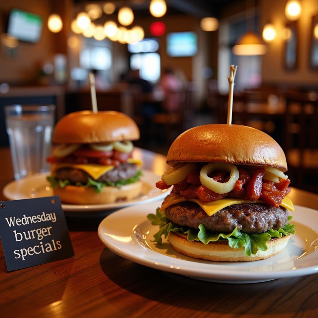 Juicy burgers on special at a Lake Orion restaurant