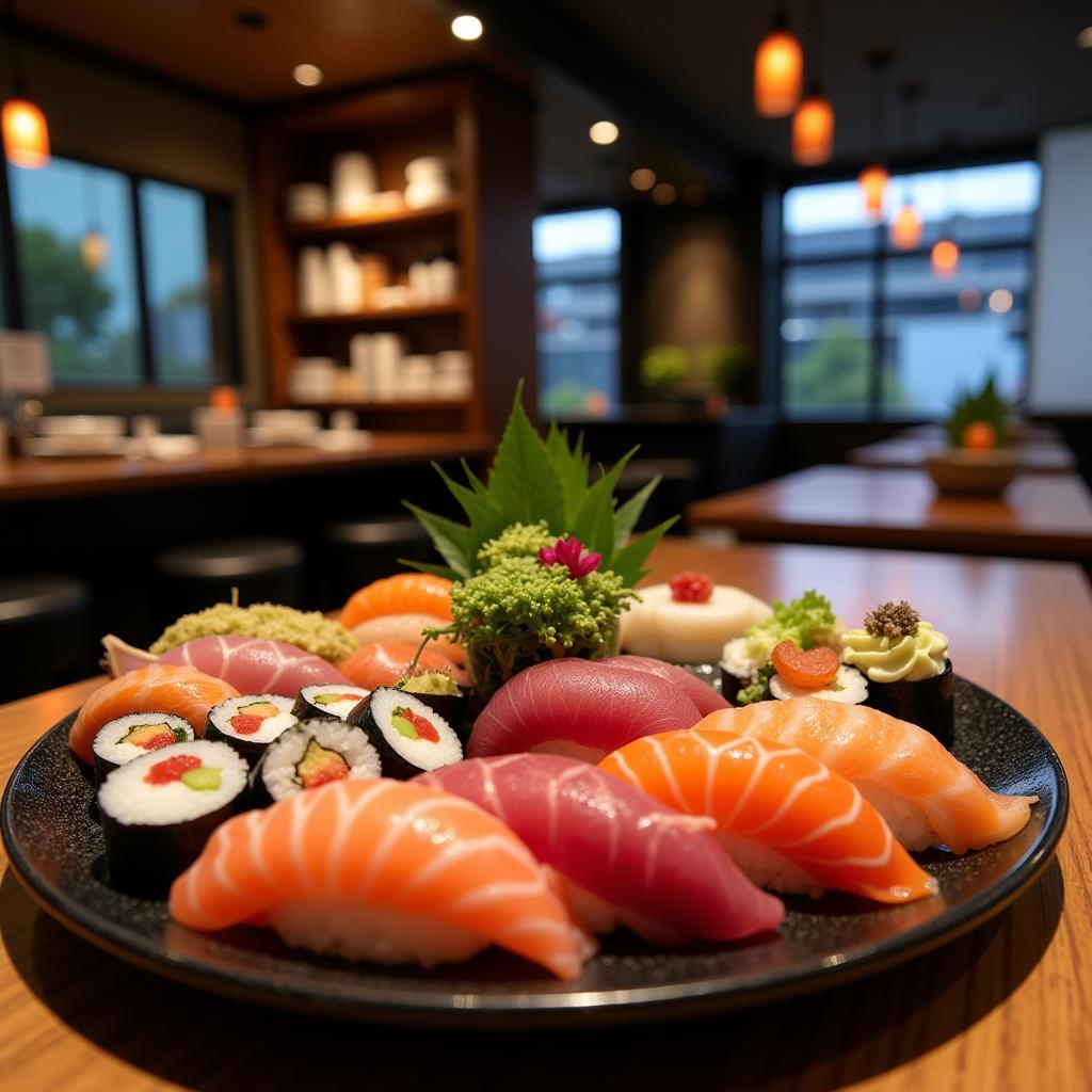 Sushi platter on special at a Lake Orion restaurant