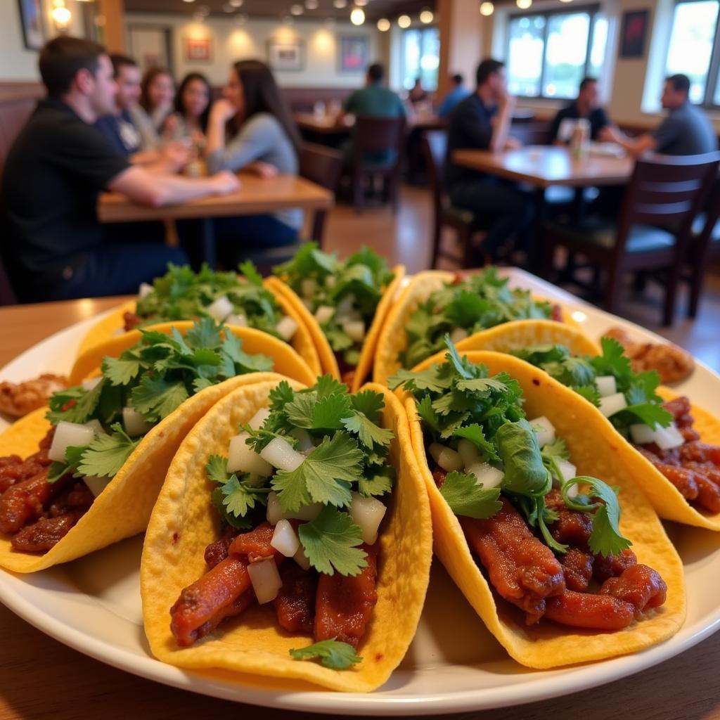 Tacos on special for Taco Wednesday