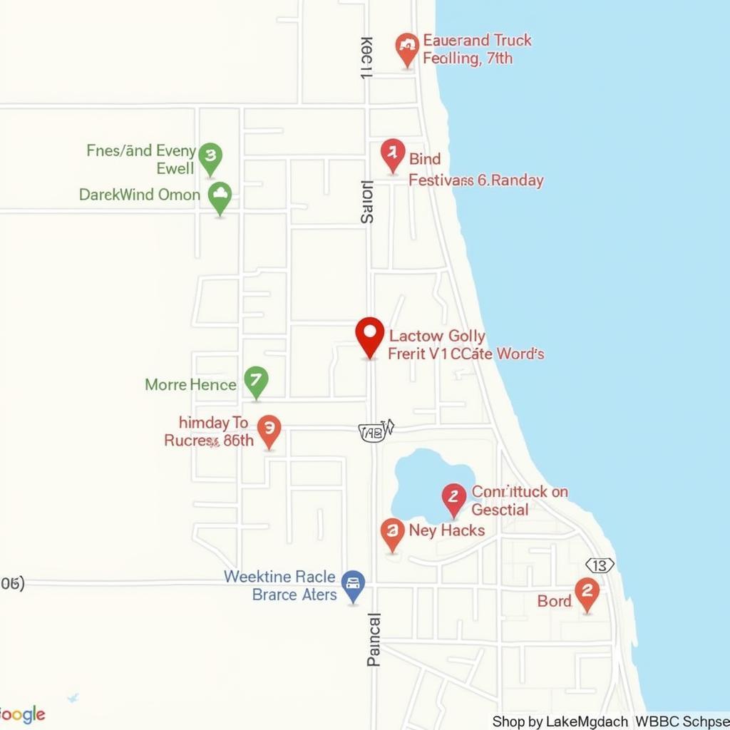 Lakewood Ranch Food Truck Map Showing Locations and Events