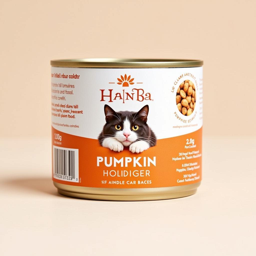 Lamb and Pumpkin Cat Food Can