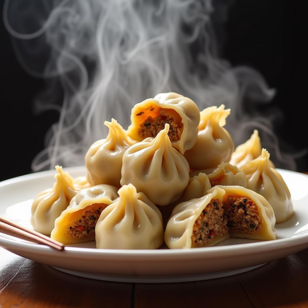 Assortment of delicious dumplings in Leander