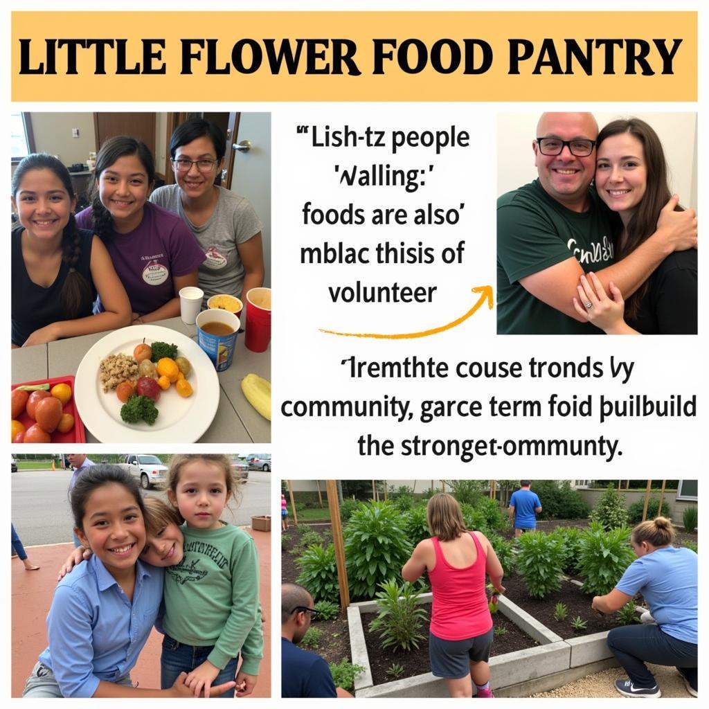 Little Flower Food Pantry's impact on the community