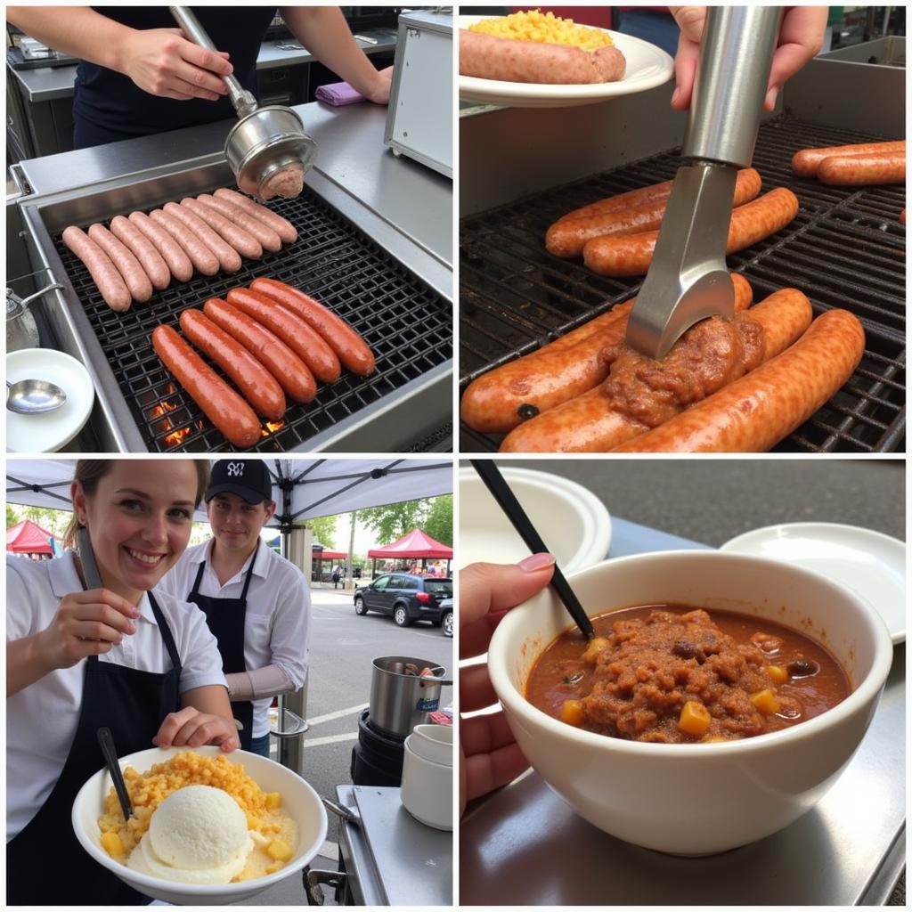 Local Food Vendors at a Marquette MI Food Fest