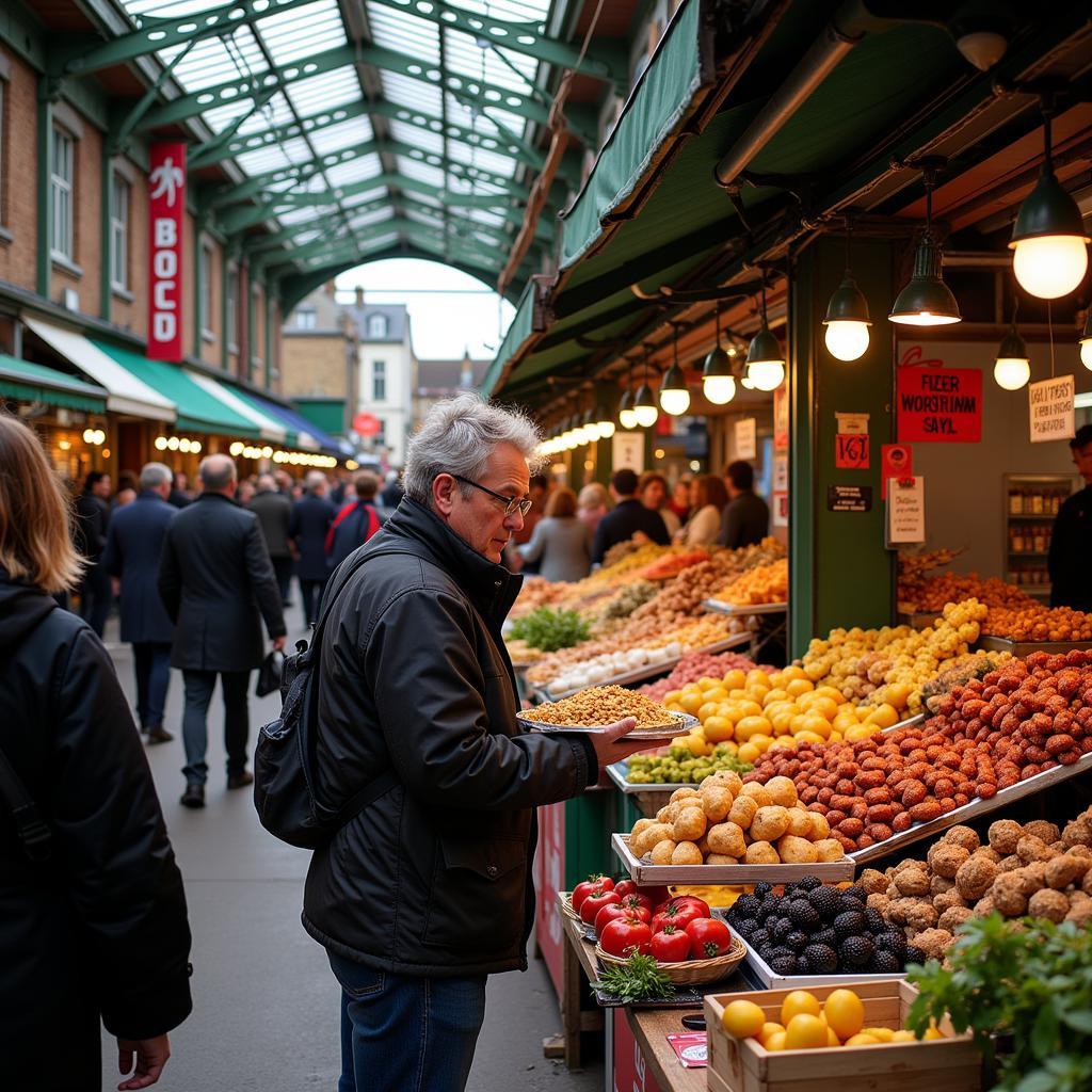 London Borough Market Street Food Scene