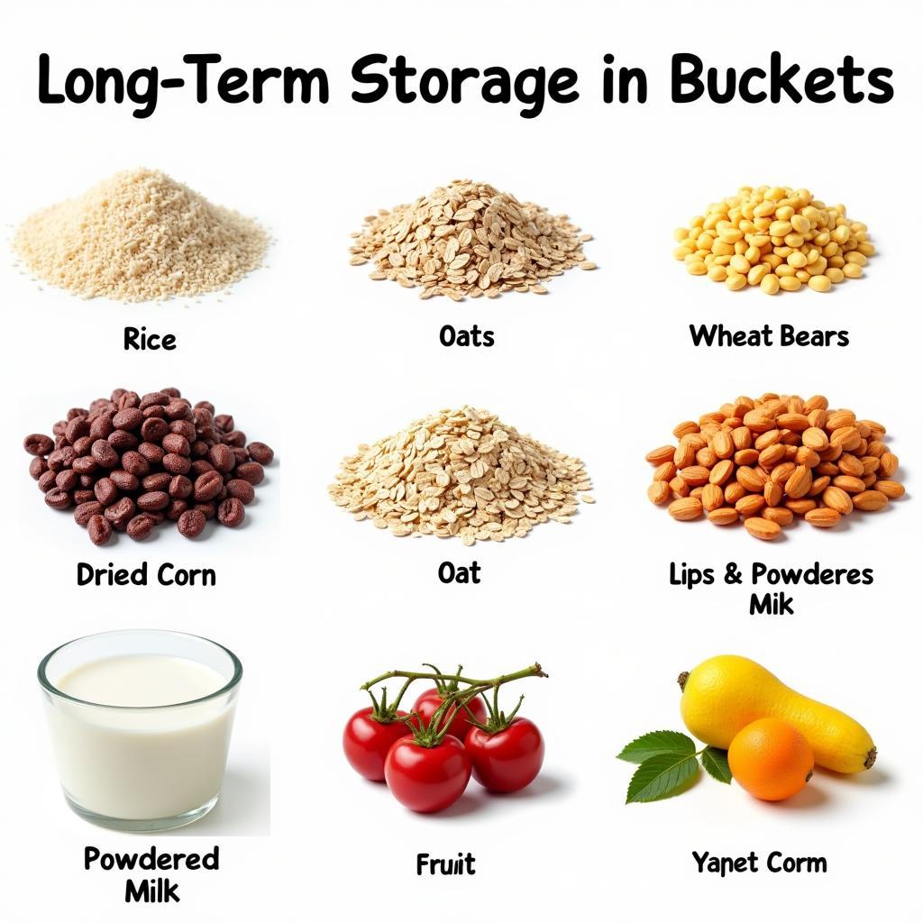 Best Foods for Long Term Storage in Buckets