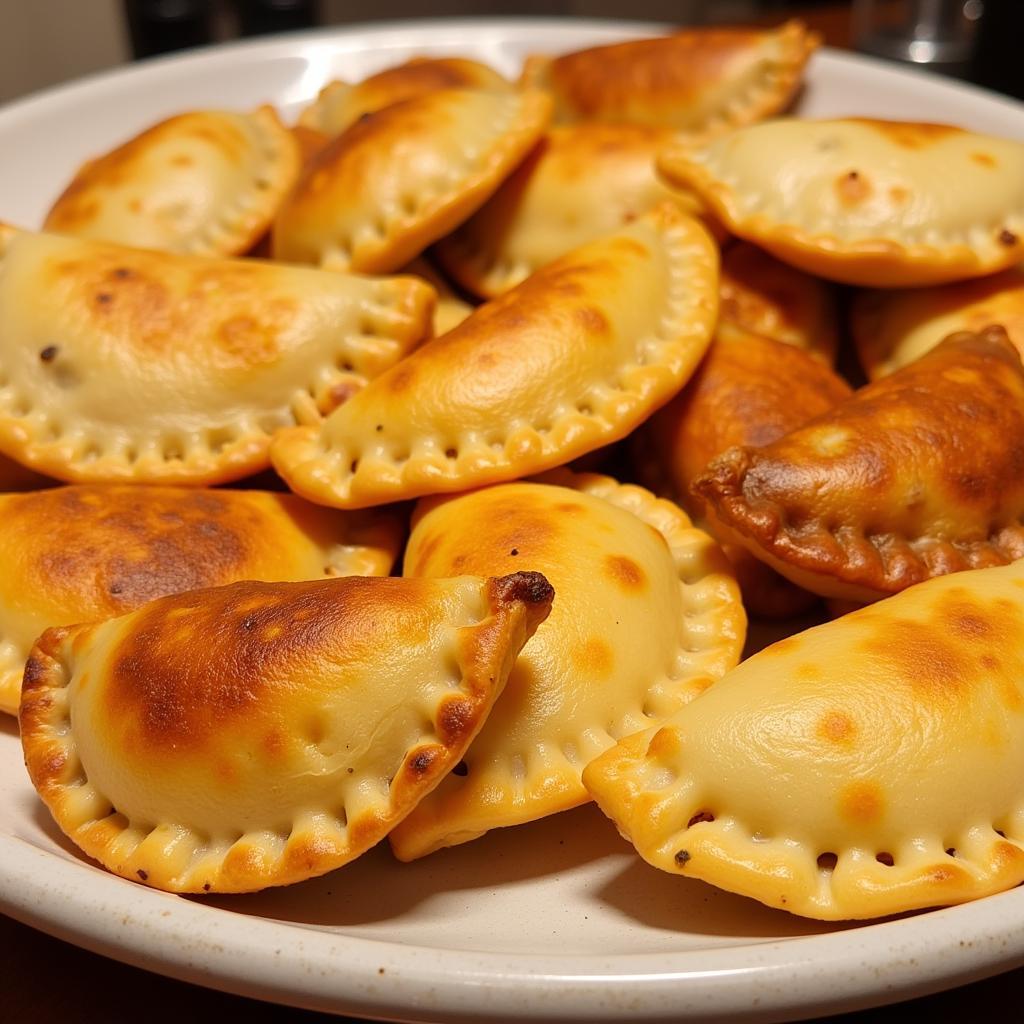 Assortment of empanadas at Los Chamos