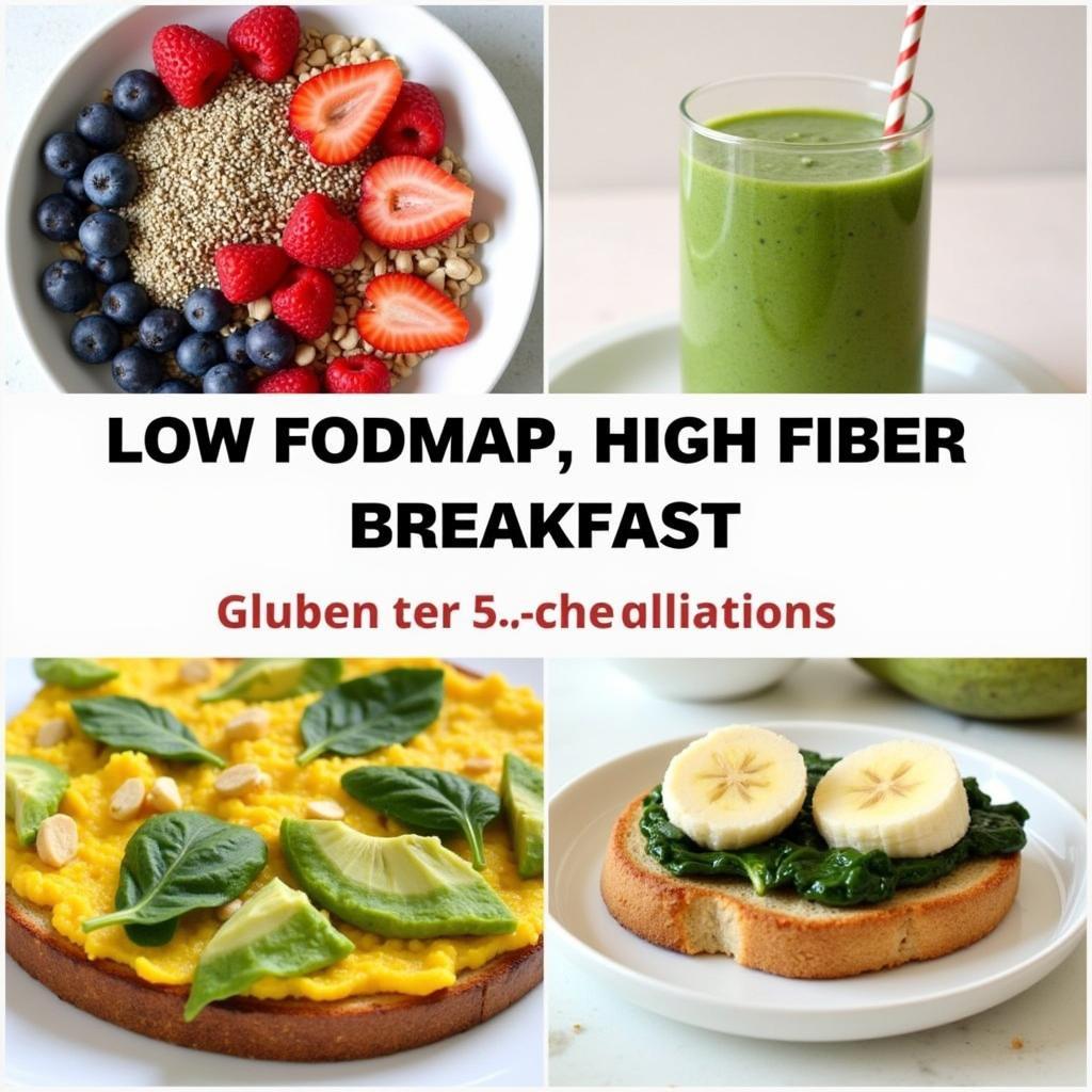 Low FODMAP High Fiber Breakfast Ideas