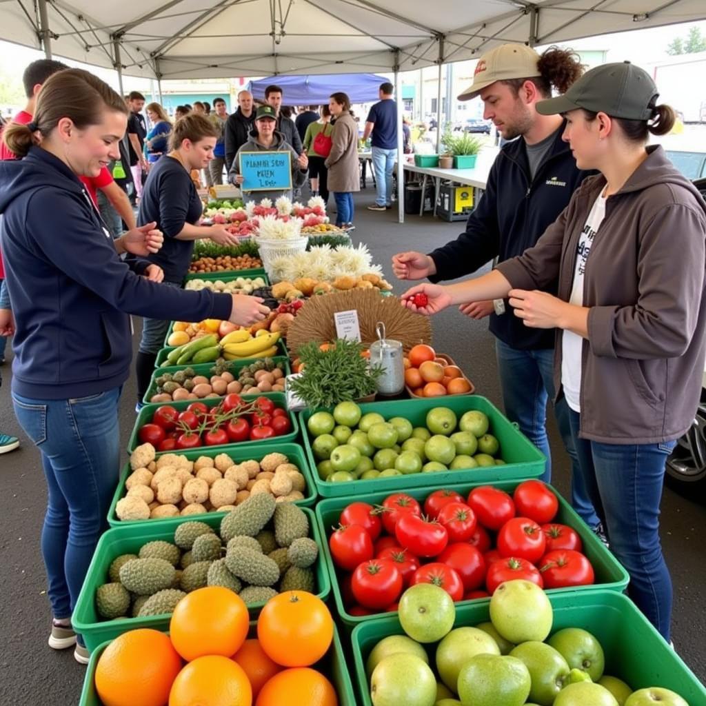 Fresh Produce at Ludington Farmers Market