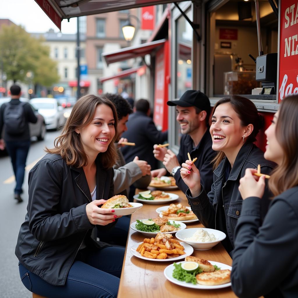 Mac's Food Truck Customers