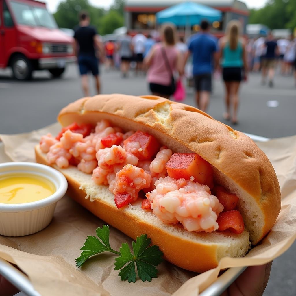 Classic Lobster Roll from a Maine Food Truck