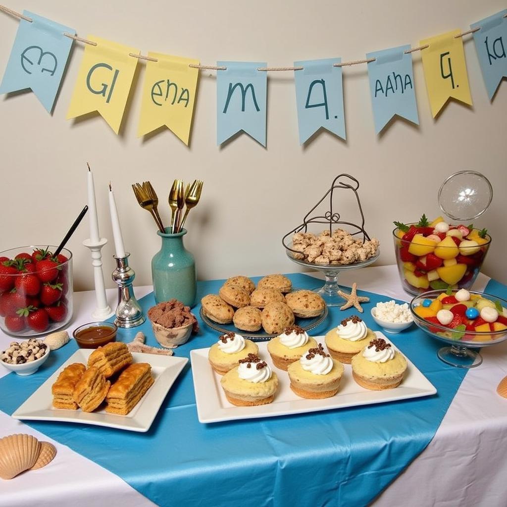 Mamma Mia Themed Dessert Table