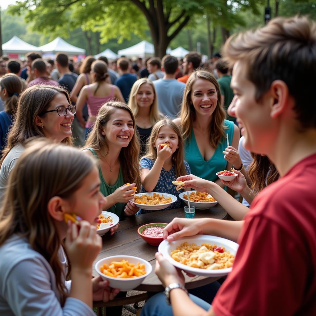 Marietta Food Festival Attendees