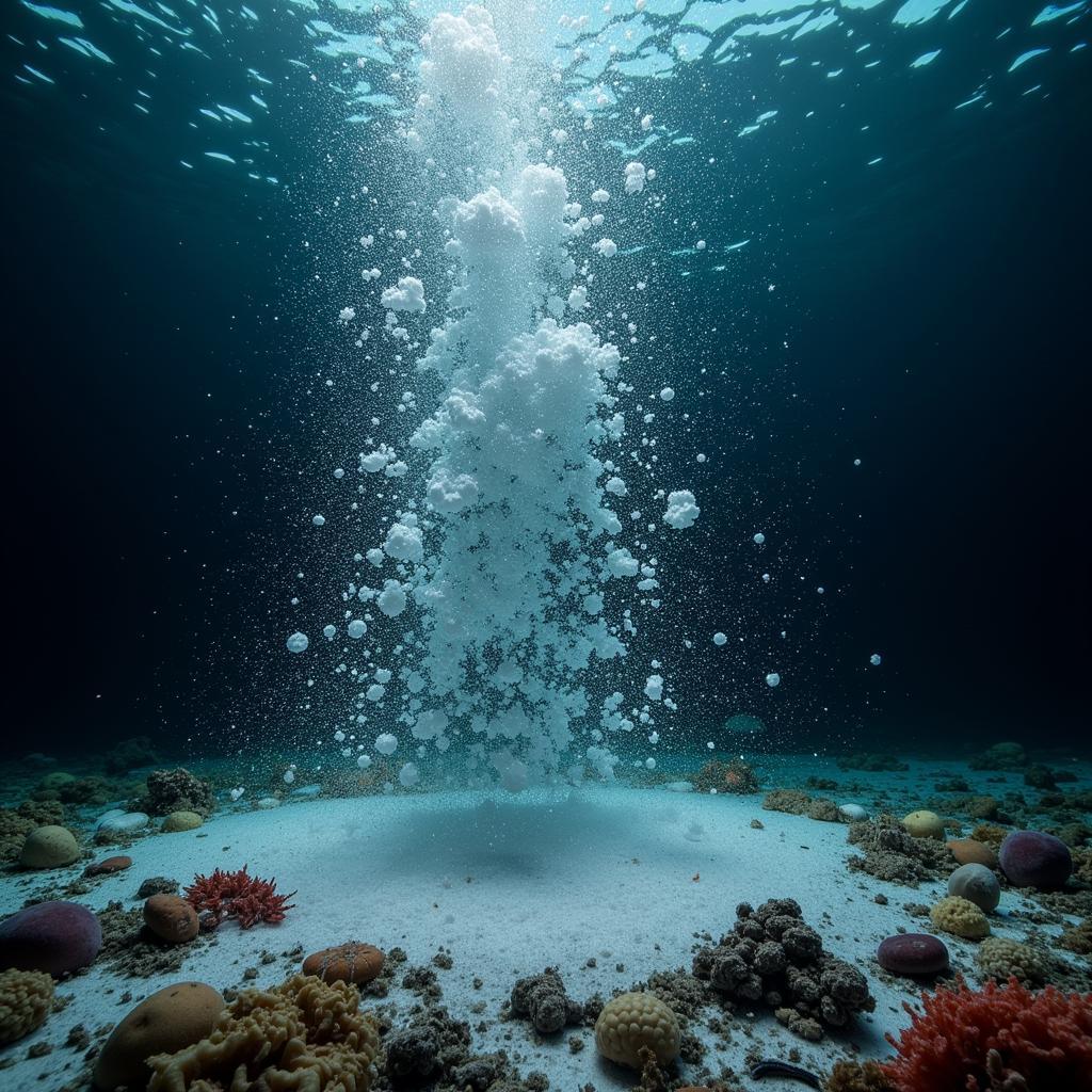 Marine Snow Falling Through the Deep Ocean