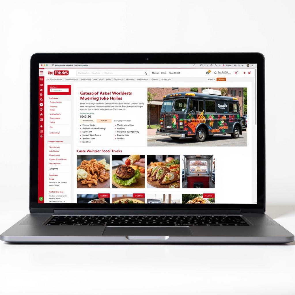 Marketing Food Truck Online Listing