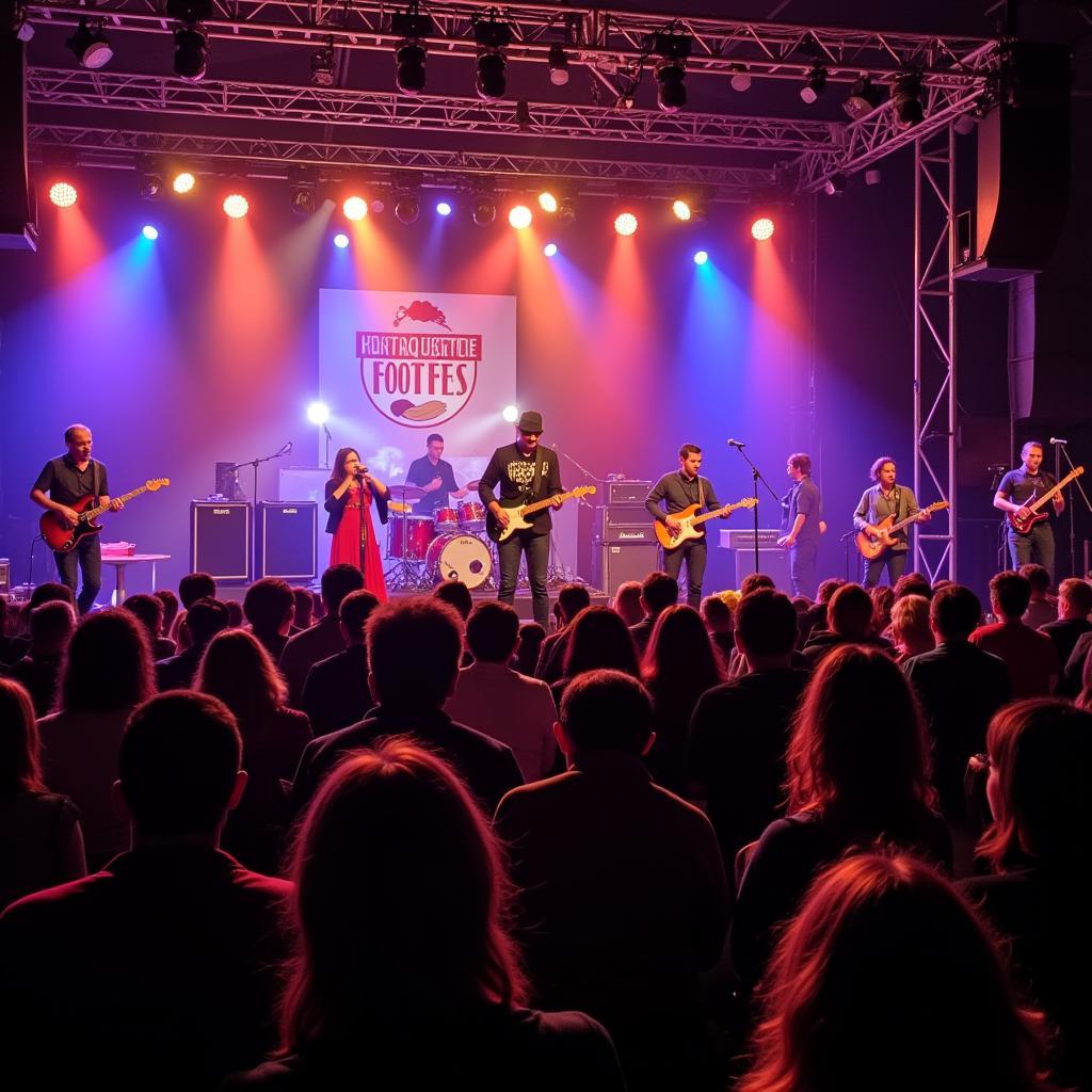 Live music performance at the Marquette Food Fest