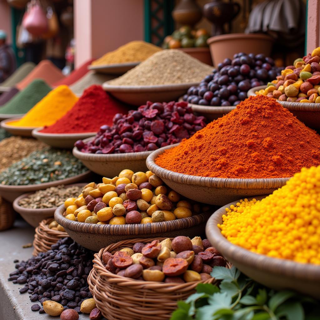 Exploring the Aromatic Marrakech Spice Market