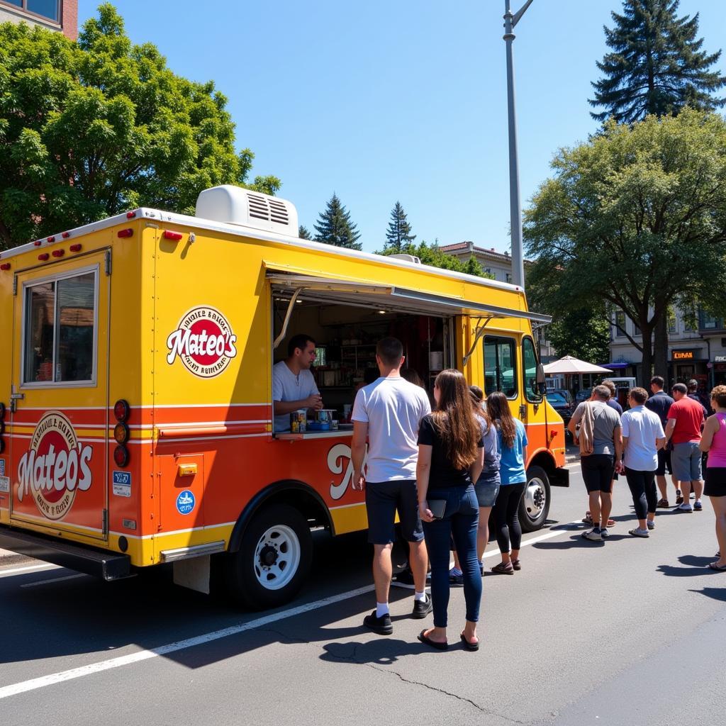 Mateo's Food Truck Exterior in San Mateo