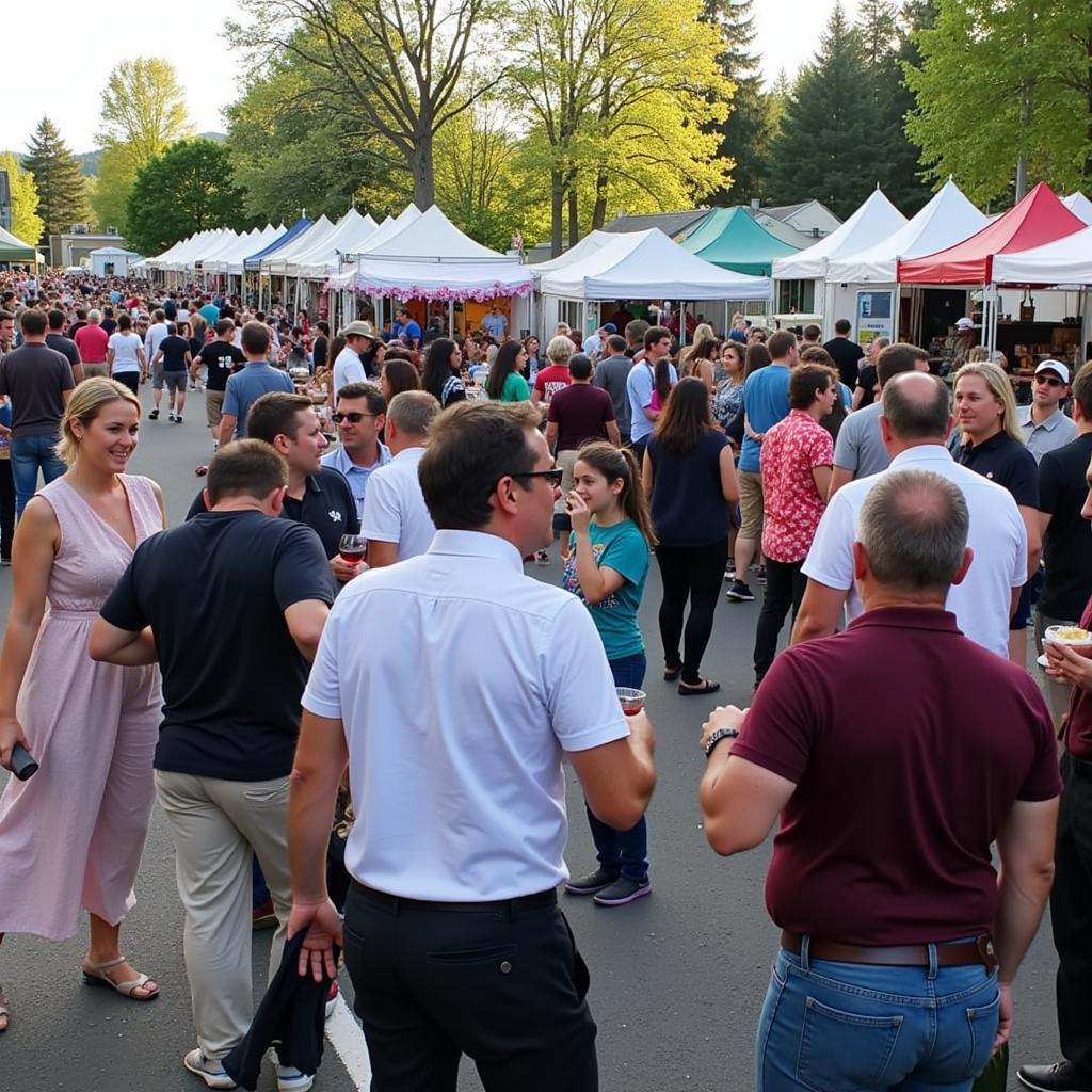 Festival Atmosphere at the McMinnville Food and Wine Classic