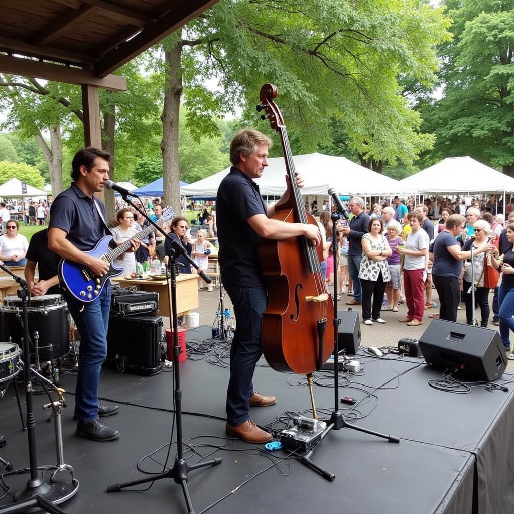 Live music performance at the McMinnville Wine & Food Classic