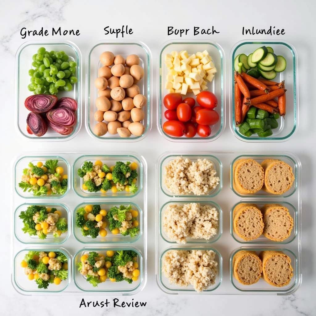 Meal Prep with Square Food Storage Containers