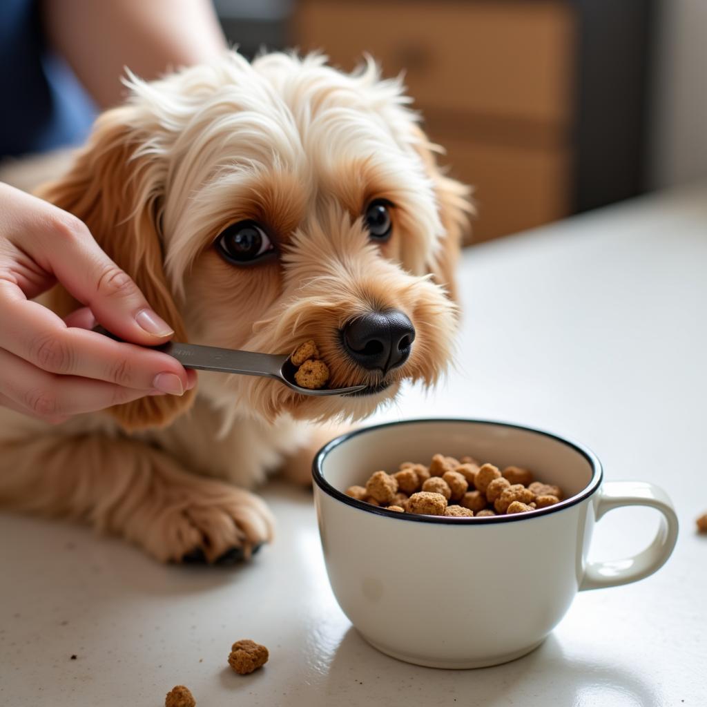 Measuring Cockapoo Food Portions