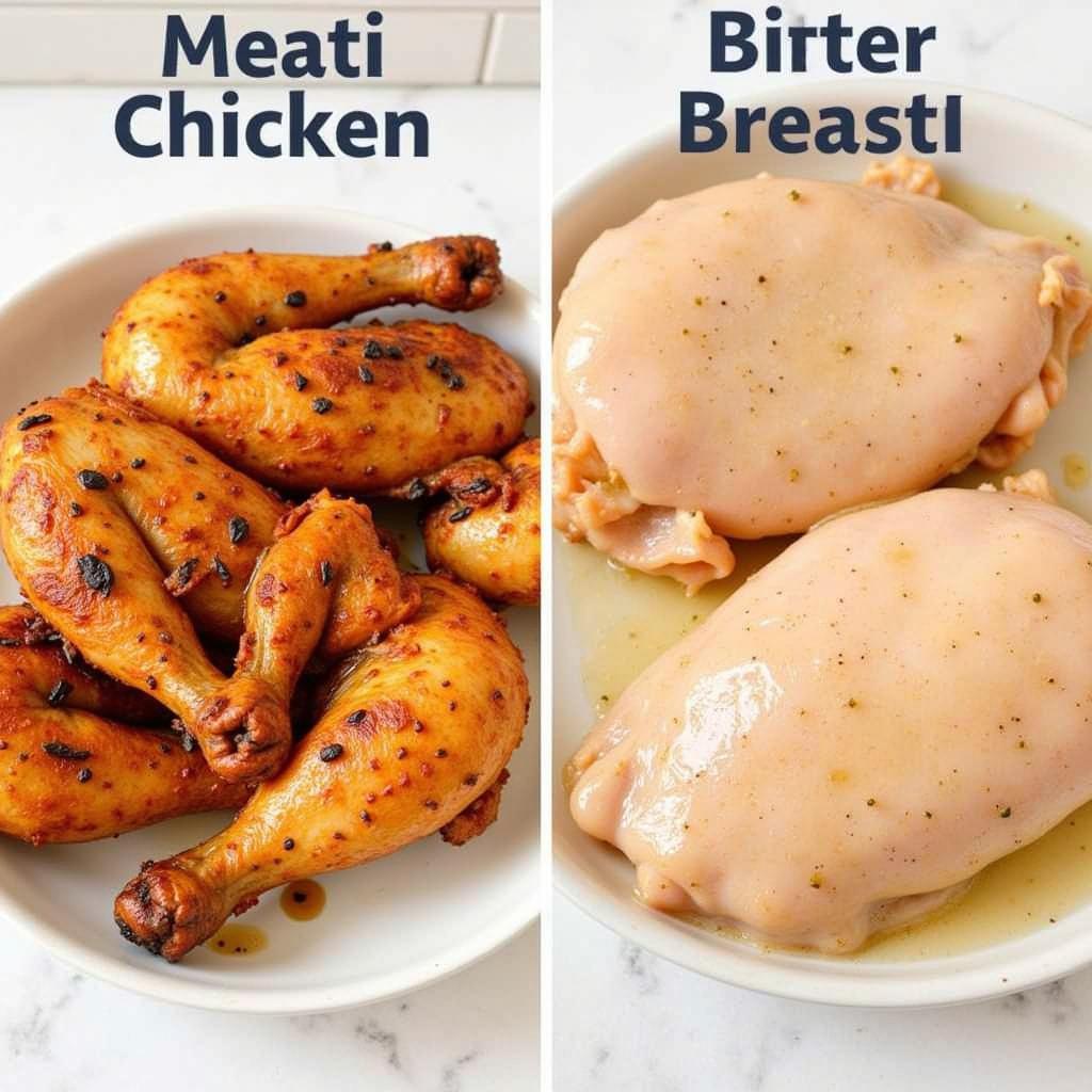 Meati Foods Chicken Compared to Traditional Chicken