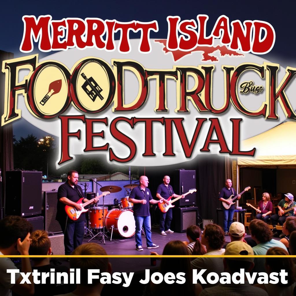 Live music and entertainment at the Merritt Island Food Truck Festival.