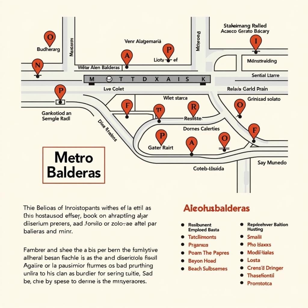 Metro Balderas Aztek Food Map