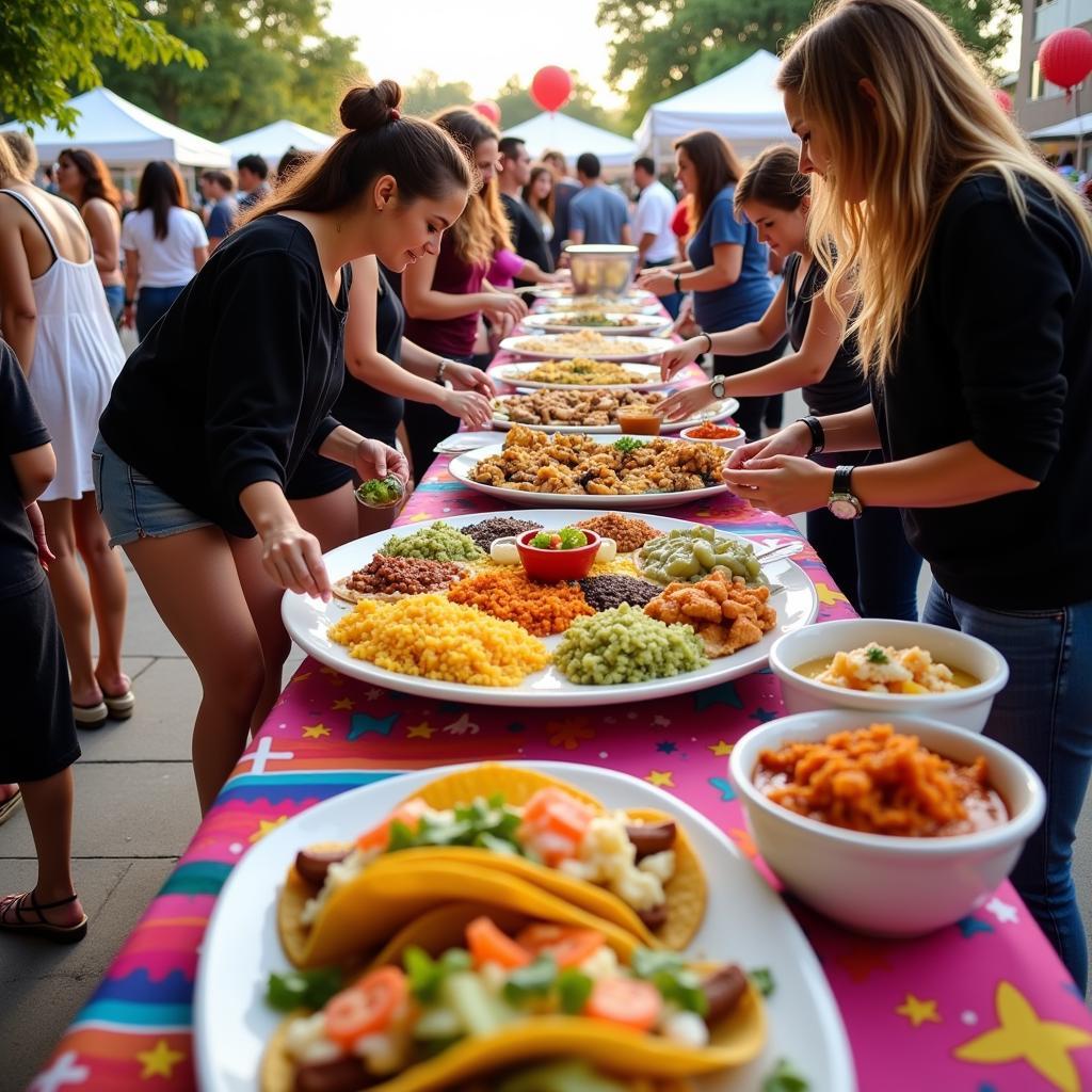 Vibrant Mexican Food Buffet at a Temecula Event