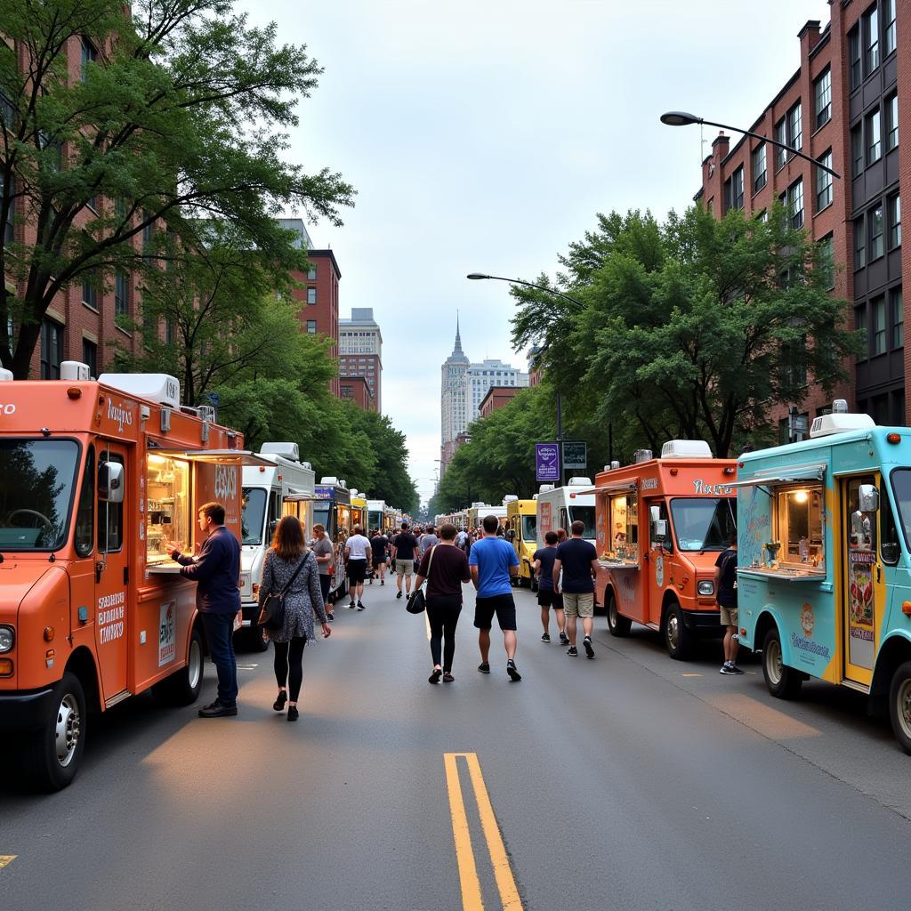 Vibrant Michigan Food Truck Scene