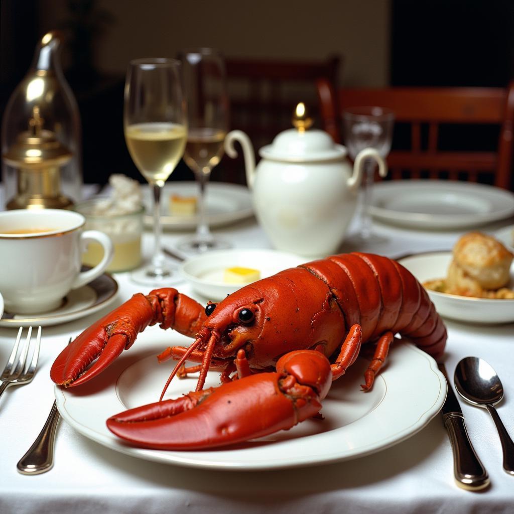 Mid-Century Lobster Dinner: A Symbol of Affluence