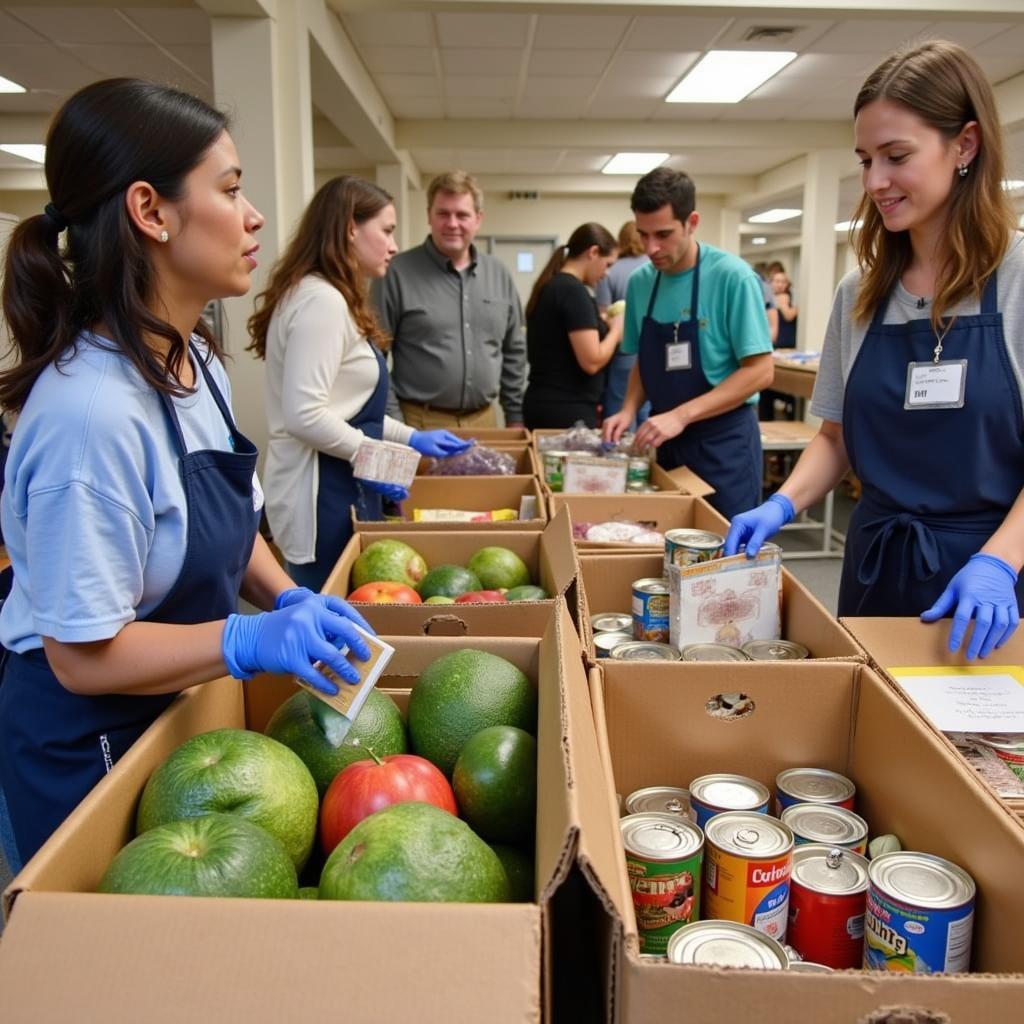 Milton Food Pantry Volunteers Helping Families