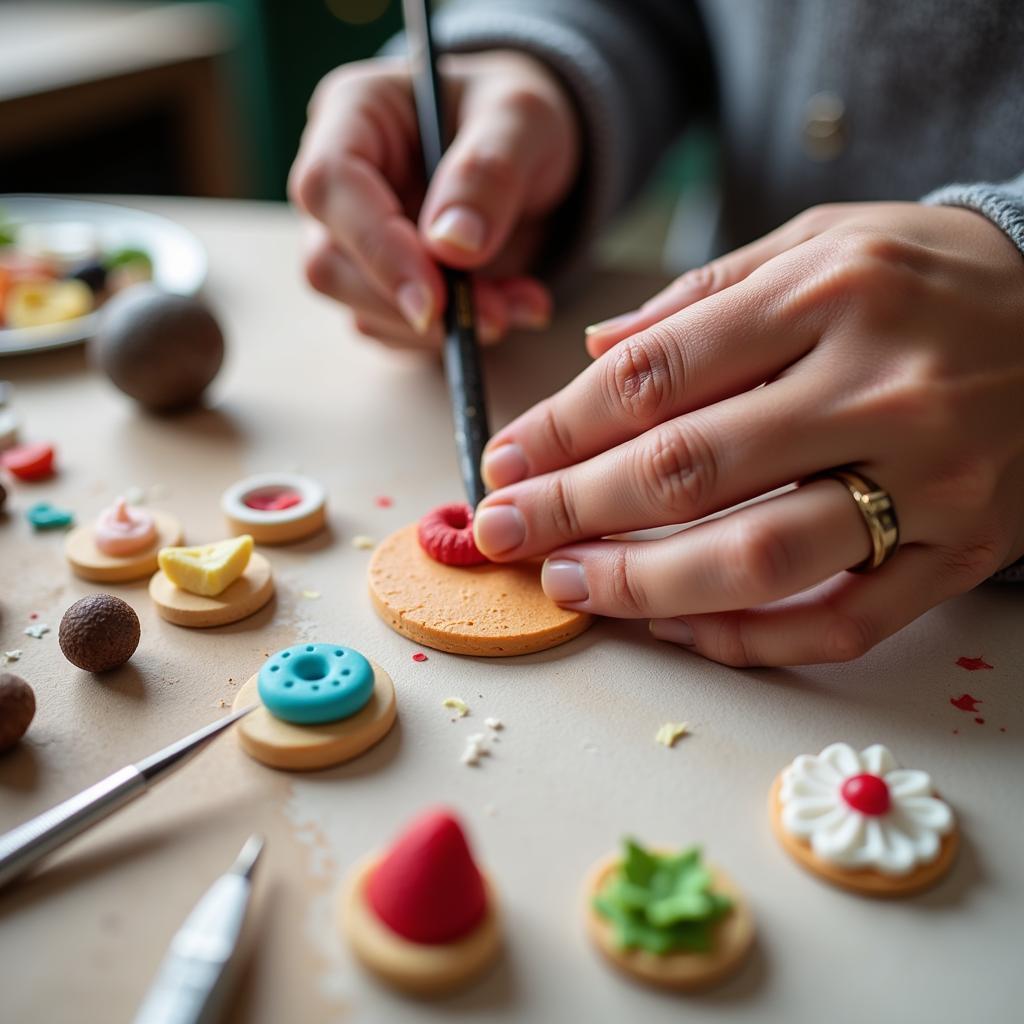 Polymer Clay and Resin for Miniature Food