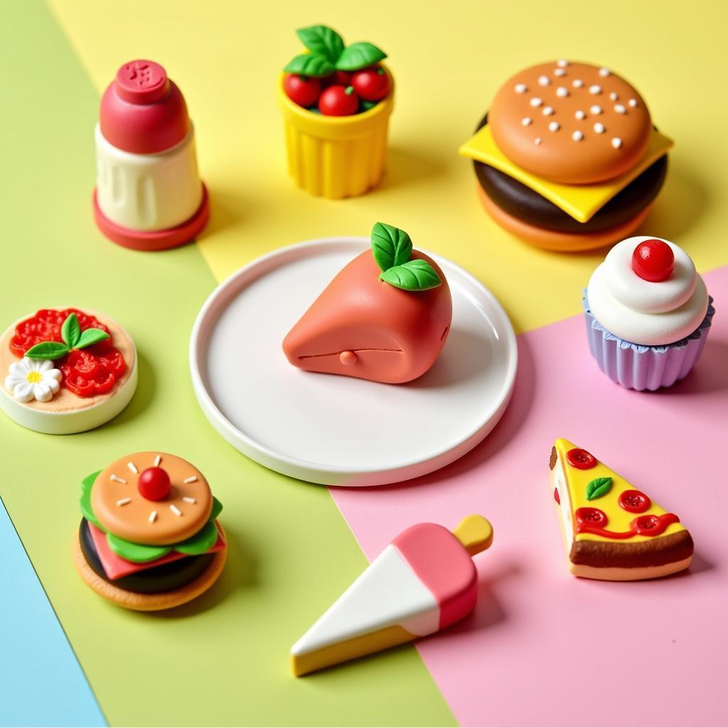 Variety of Miniature Food Magnets