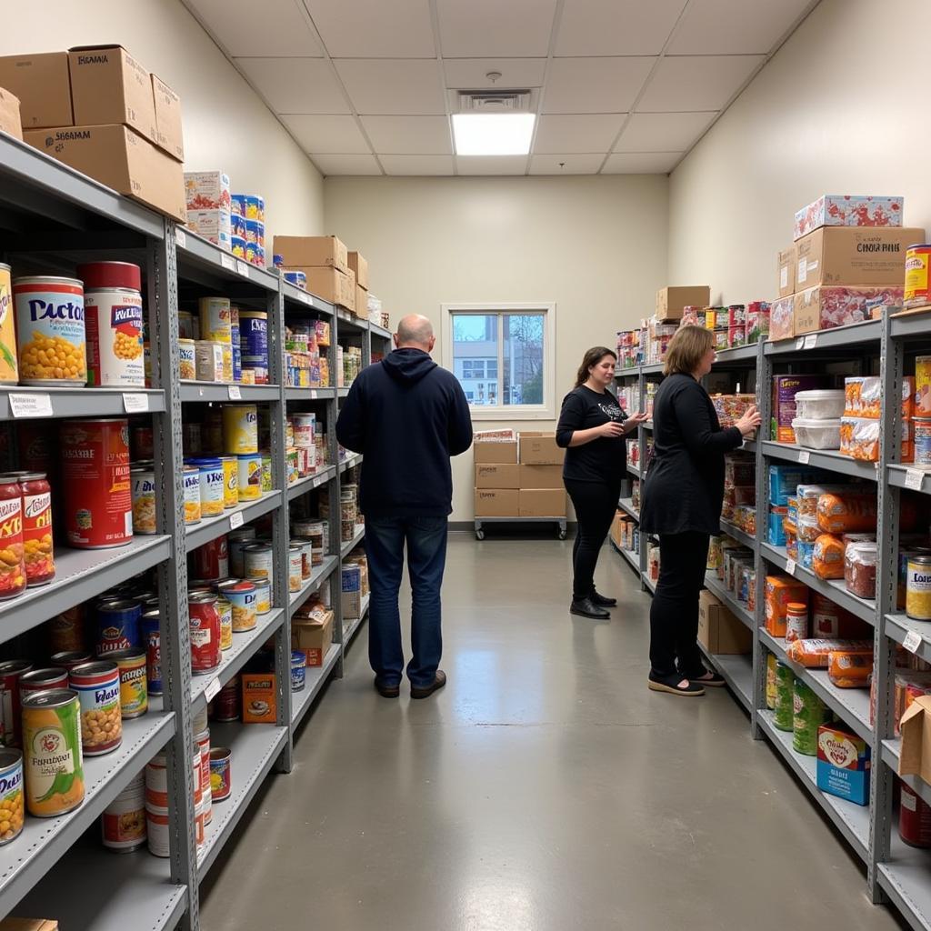 Ministry with Community Food Pantry Interior