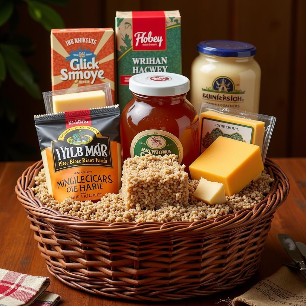 Minnesota Wild Rice Gift Basket: A Collection of Local Delicacies