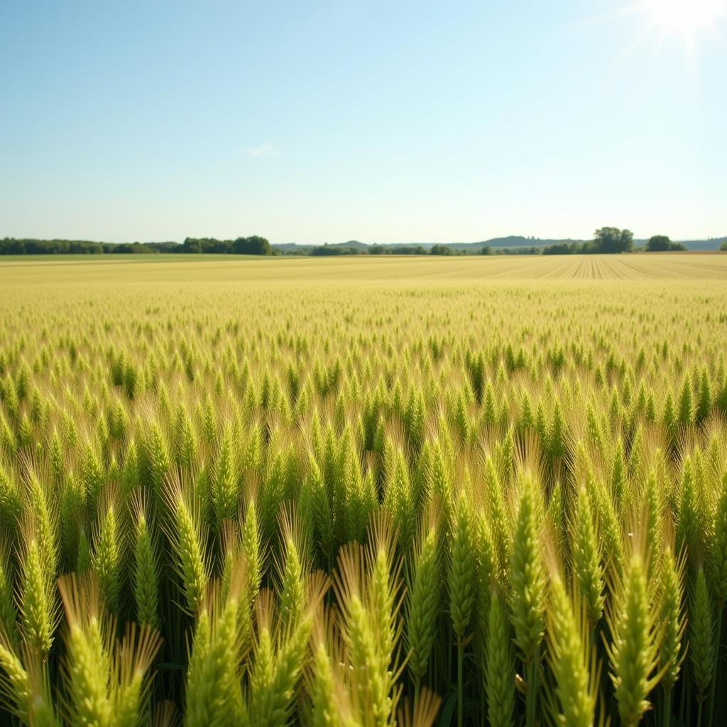 Sustainable Miscanthus Grass Field